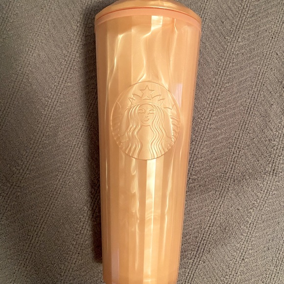 Starbucks Tumbler, Blush Pink Peach Starbucks Kaleidoscope Tumbler Summer 2021